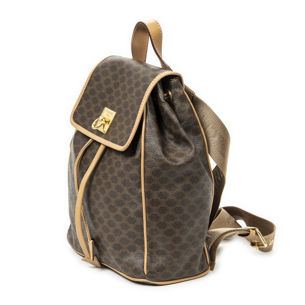 Celine Small Flap Drawstring Backpack - Picture 2 of 10